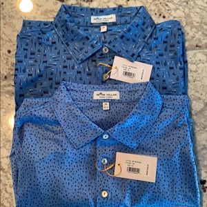 2 Peter Millar golf shirts